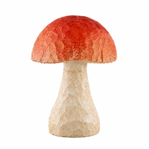 Deco resin mushroom, red, 20cm, 6/24