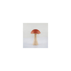 Deco resin mushroom, red, 27cm, 4/16