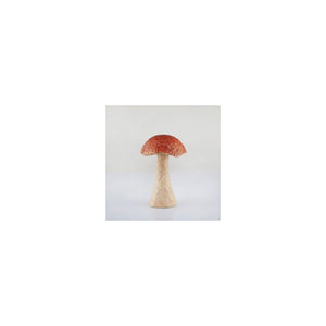 Deco resin mushroom, red, 27cm, 4/16