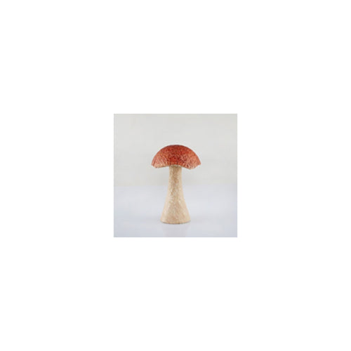 Deco resin mushroom, red, 27cm, 4/16