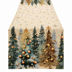 1387 winter forest table runner 45x180cm