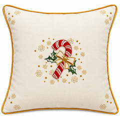 Candy cane cushion cover 45x45cm