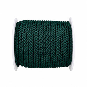 Three thread ryon cord 3mmx50m dk green