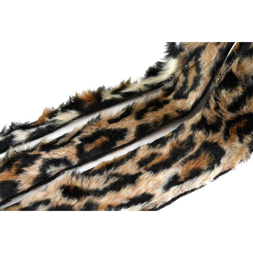 Fur leopar 6.7cmx4.5m multicolor