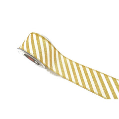 Full glitter stripes 6.7cmx9m white go