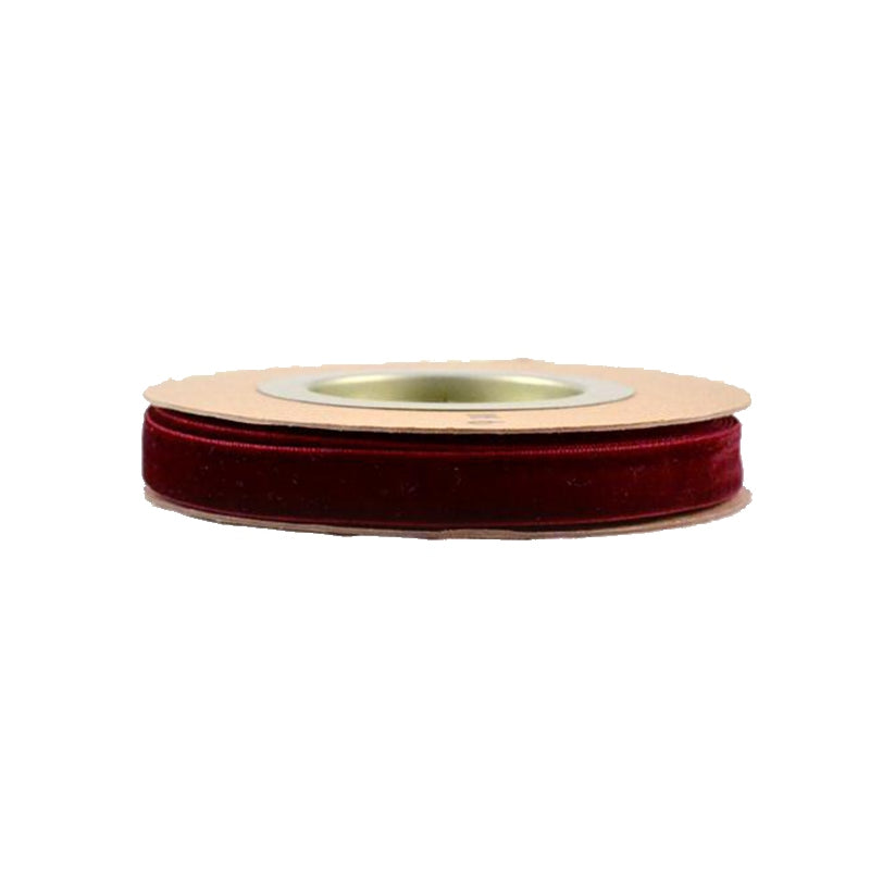 Prague velvet 2.3cmx9m burgund