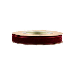 Prague velvet 2.3cmx9m burgund