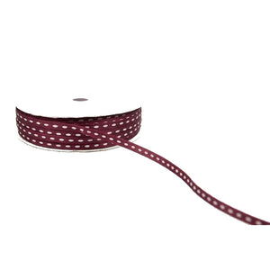 Single color small ribbon 3mmx45cm burgud