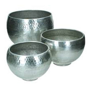 Antique Silver Metal Pot (30 cm)