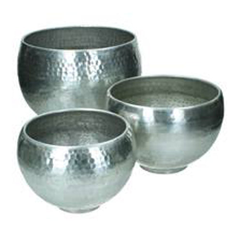 Antique Silver Metal Pot (20 cm)