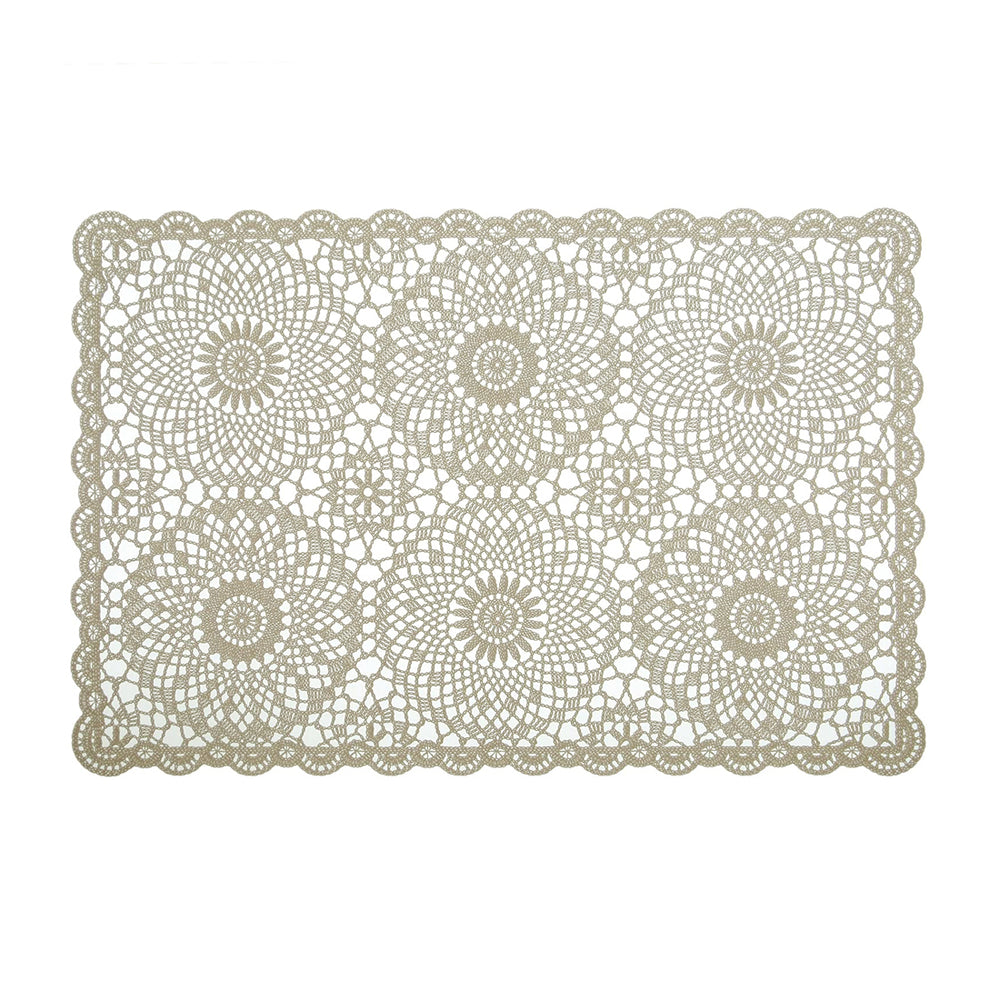 Cement Crochet PVC Placemat (38 cm)