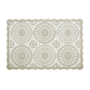 Cement Crochet PVC Placemat (38 cm)