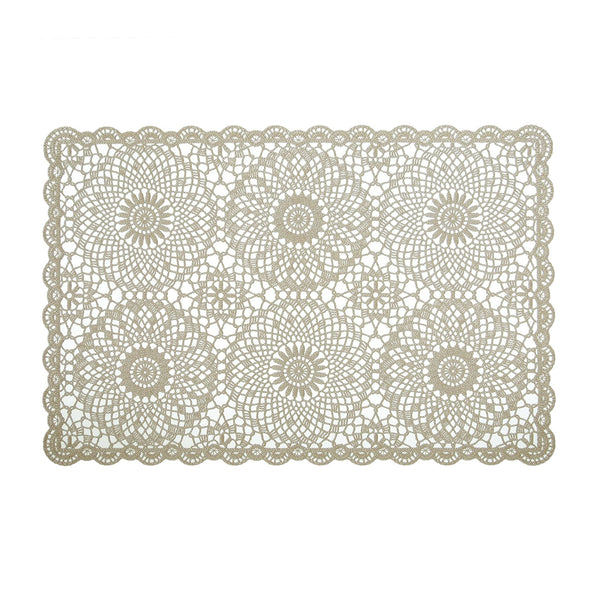 Cement Crochet PVC Placemat (38 cm)