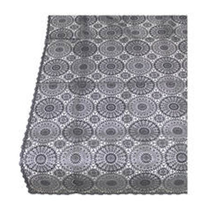 Black Crochet PVC Table Runner (180 cm)