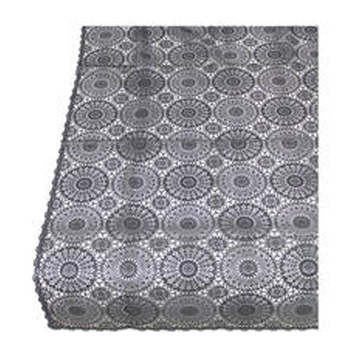 Black Crochet PVC Table Runner (180 cm)