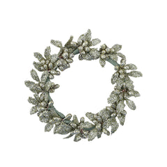 Champagne Berry Leaf Candle Ring