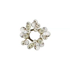 Large Pearl Bead Candle Ring