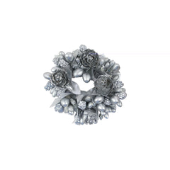 Silver Berry Cone Candle Ring