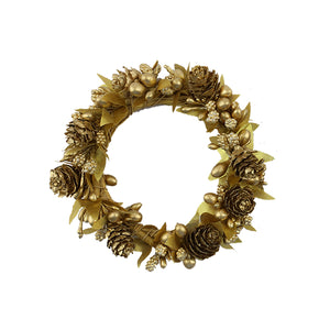 Large Gold Berry Cone Candle Ring