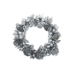 Large Silver Berry Cone Candle Ring
