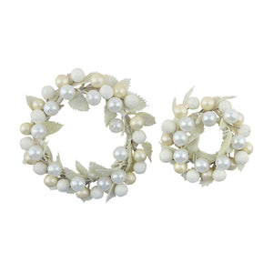 Berry Pearl Candle Ring