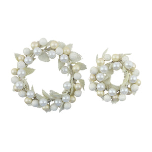 Large Berry Pearl Candle Ring