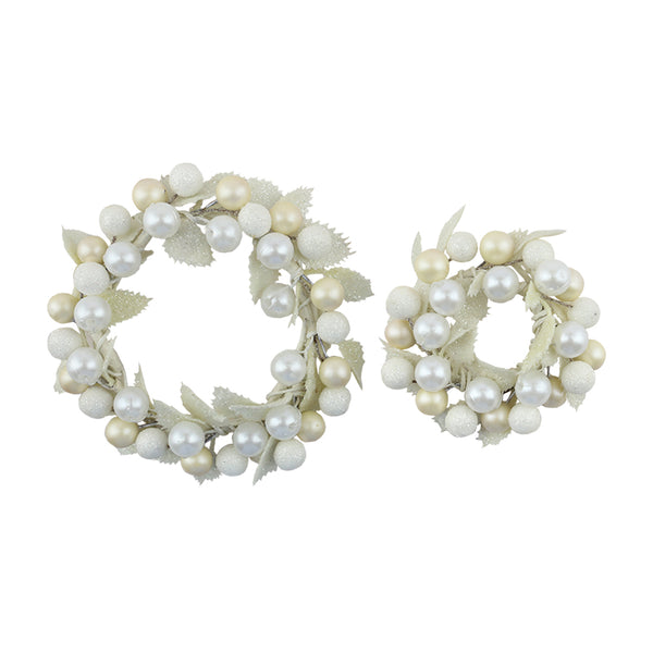 Large Berry Pearl Candle Ring