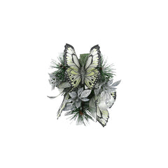 White Butterfly Candle Ring
