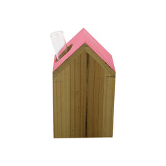 Natural Wood House Vase (15 cm)