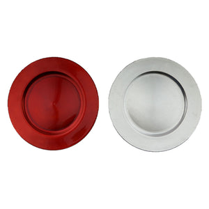 Silver Round Plate (33cm)