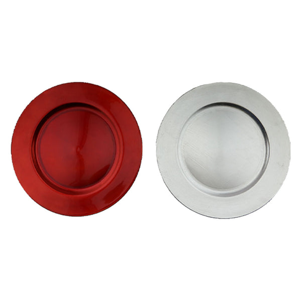 Silver Round Plate (33cm)