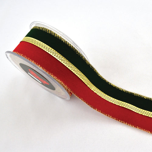 Two Color Velvet Ribbon (5cm x 4.5m)