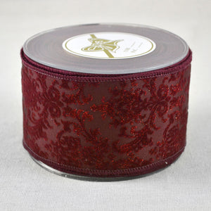 Velvet Tafta Lahouri Ribbon (6.7cm x 9m)