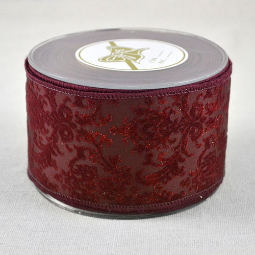 Velvet Tafta Lahouri Ribbon (6.7cm x 9m)