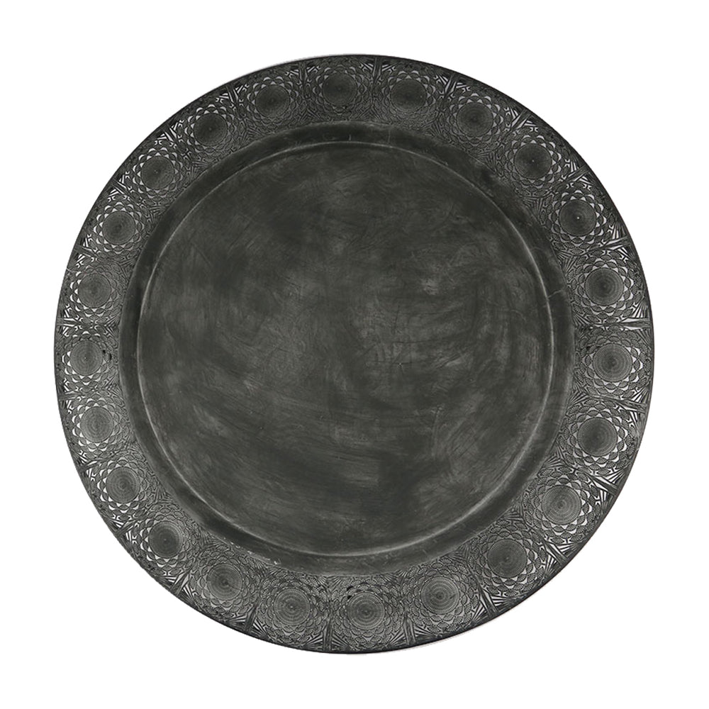 Grey Metal Plate (69.5 cm)