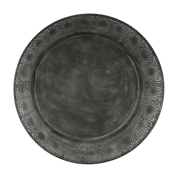 Grey Metal Plate (69.5 cm)