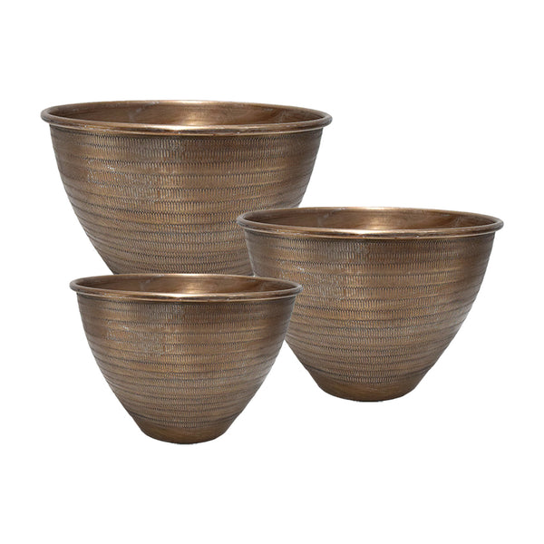 Gold Metal Planter (30 cm)