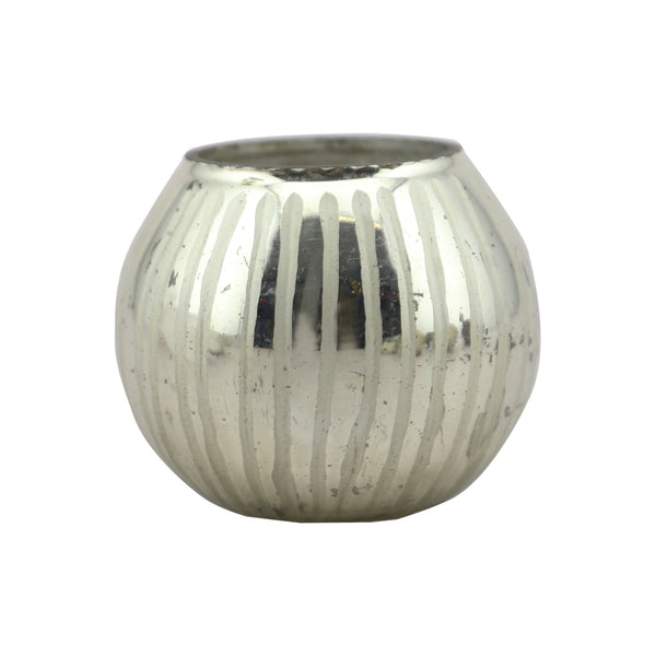 Champagne Glass Candle Holder 3 Colours (9x8 cm) - Each At