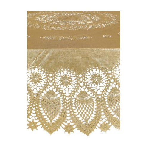 Gold Table Cloth (178 cm)
