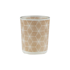 Pink Glass Candle Holder 3 Colours (6.7 cm) - Each At