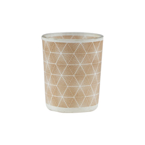Pink Glass Candle Holder 3 Colours (6.7 cm) - Each At