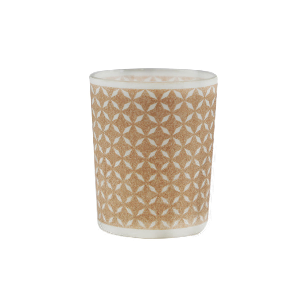 Pink Glass Candle Holder 3 Colours (6.7 cm) - Each At