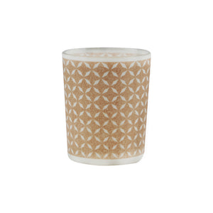 Pink Glass Candle Holder 3 Colours (6.7 cm) - Each At
