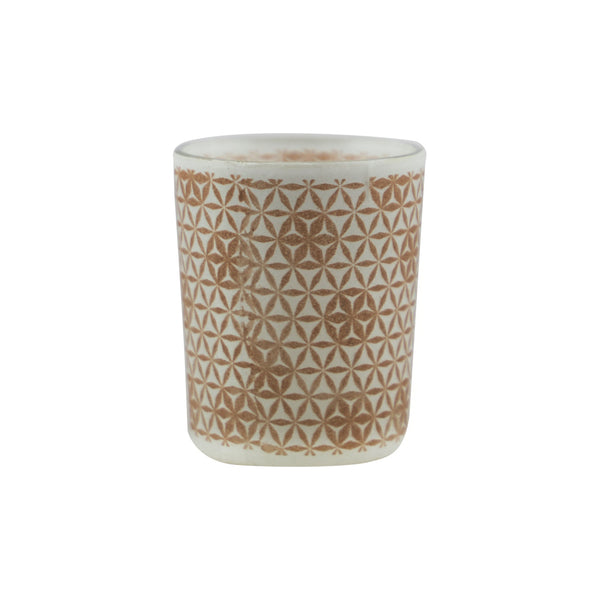 Pink Glass Candle Holder 3 Colours (6.7 cm) - Each At