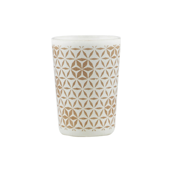 Pink Glass Candle Holder 3 Designs (8.5 cm)