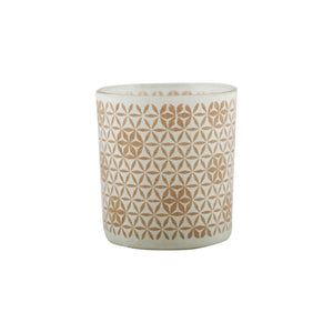 Pink Glass Candle Holder 3 Colours (8 cm) - Each At