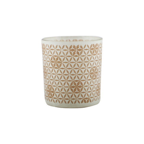 Pink Glass Candle Holder 3 Colours (8 cm) - Each At