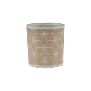 Pink Glass Candle Holder 3 Colours (8 cm) - Each At