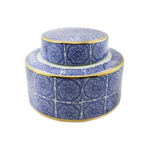 Blue Porcelain Jar (15.5 cm)
