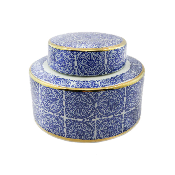Blue Porcelain Jar (15.5 cm)